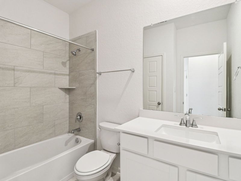 Furnished interior view inside a new home in Kallison Ranch, San Antonio (Image 15).