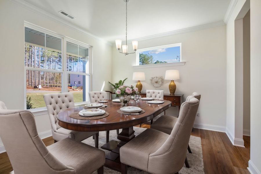 Representative furnished interior of a home built from the Fontana by Caruso Homes in Rolling Meadows, Mooresville (Image 8). Representative furnished interior of a home built from the Fontana by Caruso Homes in Rolling Meadows, Mooresville (Image 8).