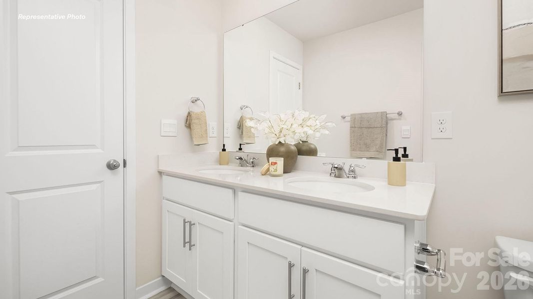 Furnished interior view inside a new home in Secrest Commons, Monroe (Image 16).