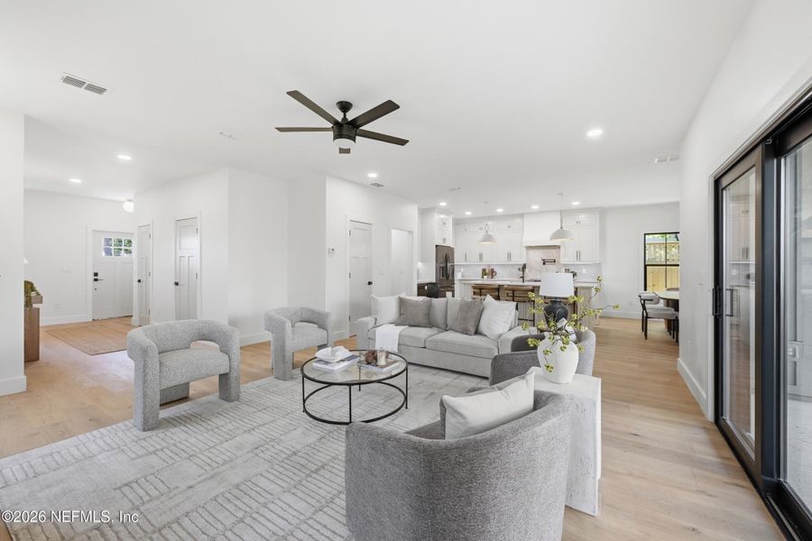 Furnished interior view inside a new home in , Jacksonville Beach (Image 9).