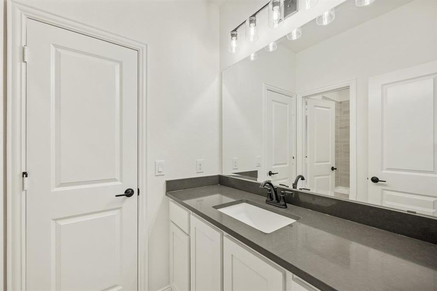 Furnished interior view inside a new home in Wildflower Ranch 60-65, Justin (Image 7). Furnished interior view inside a new home in Wildflower Ranch 60-65, Justin (Image 7).