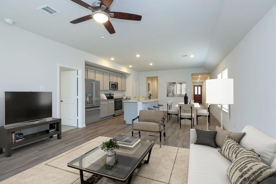 A virtually staged image of how your home could look.