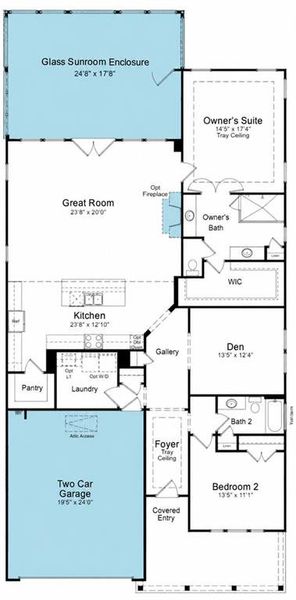 2D floor plan layout of this home in , Hoschton, GA (Image 5). 2D floor plan layout of this home in , Hoschton, GA (Image 5).