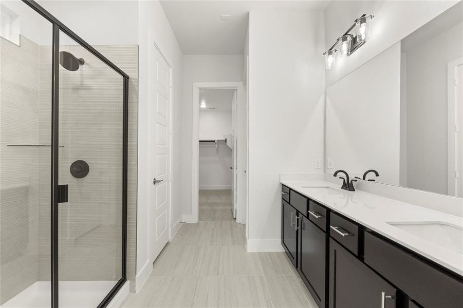 Furnished interior view inside a new home in Discovery Collection at Union Park, Little Elm (Image 3).