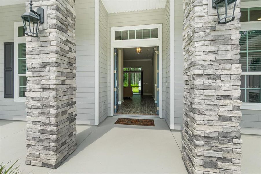 Exterior details and patio area of a home in , St. Augustine (Image 3). Exterior details and patio area of a home in , St. Augustine (Image 3).