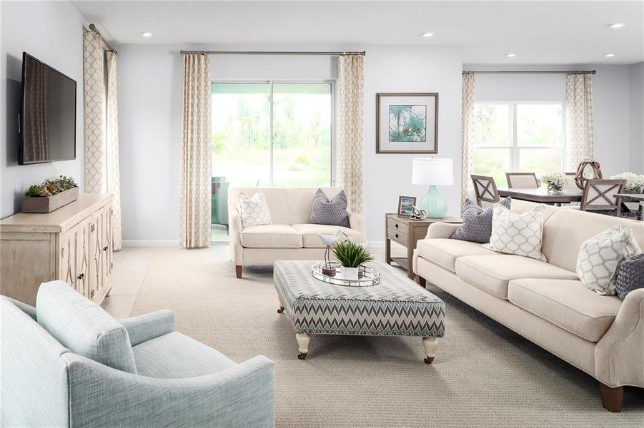 Furnished interior view inside a new home in Cypress Ridge Ranch, Wimauma (Image 5).