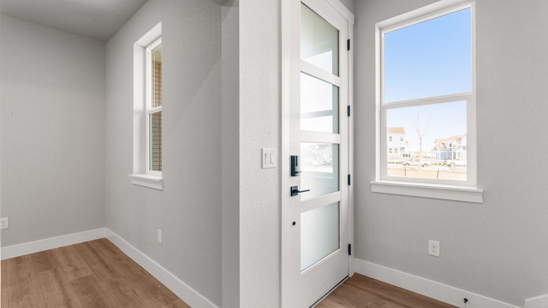 Furnished interior view inside a new home in Dillon Pointe - Skyview, Broomfield (Image 10).
