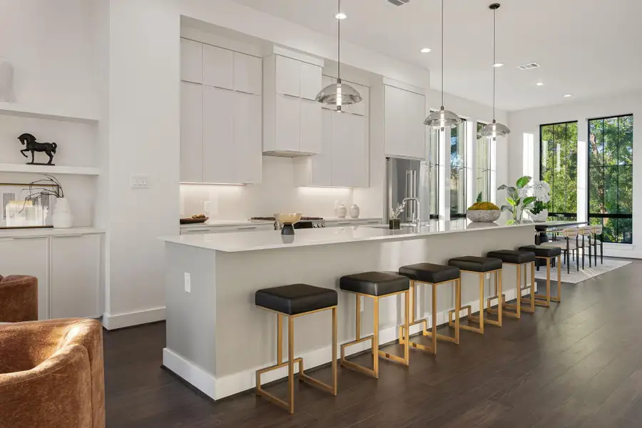 Furnished interior view inside a new home in , Houston (Image 20).