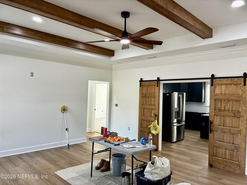 Furnished interior view inside a new home in , Glen St. Mary (Image 3).