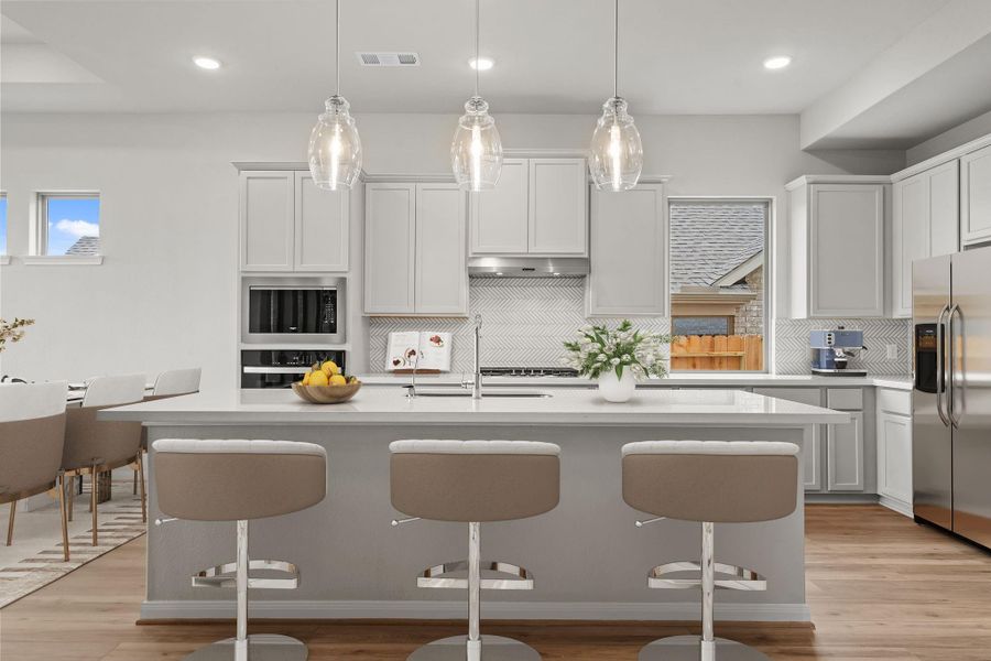 Furnished interior view inside a new home in Wildtree, Magnolia (Image 7).