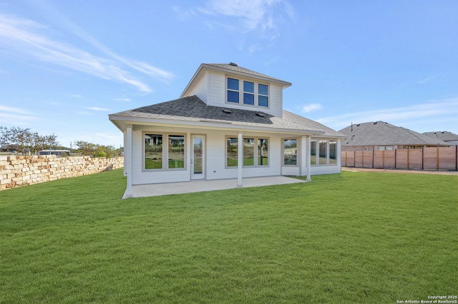 Exterior details and patio area of a home in Everly Estates, San Antonio (Image 19). Exterior details and patio area of a home in Everly Estates, San Antonio (Image 19).