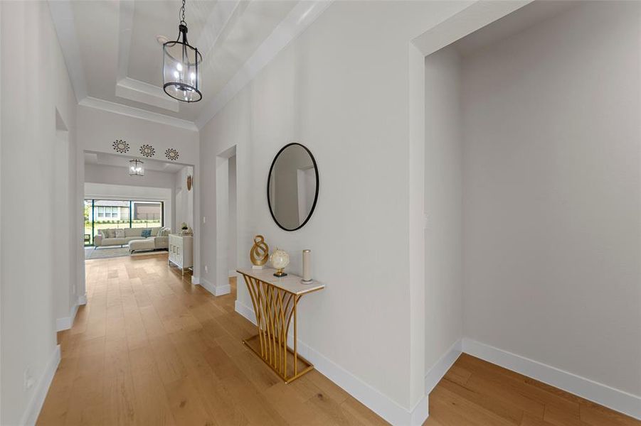 Furnished interior view inside a new home in , Frisco (Image 17).