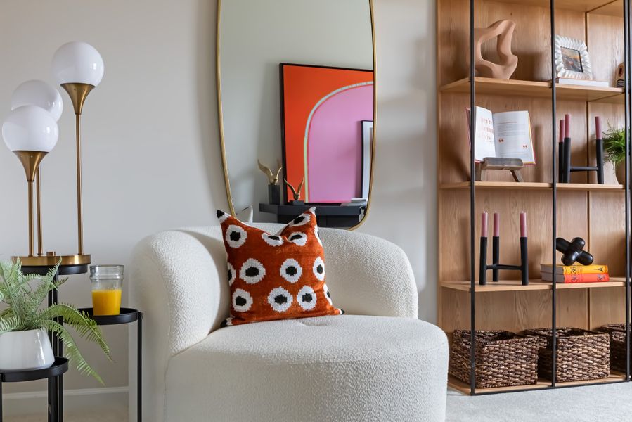 Furnished interior view inside a new home in Fifteen 15 Cannon, Charlotte (Image 8).