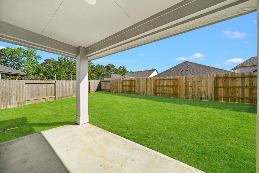 Exterior details and patio area of a home in Audubon, Magnolia (Image 2). Exterior details and patio area of a home in Audubon, Magnolia (Image 2).