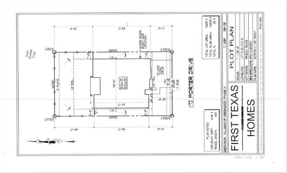 Plot Plan