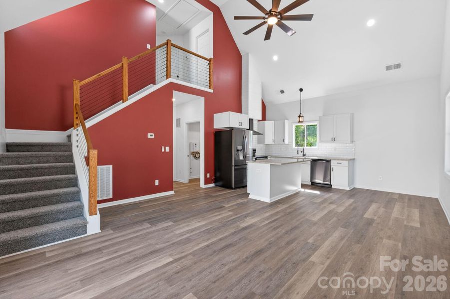 Furnished interior view inside a new home in , Cherryville (Image 12). Furnished interior view inside a new home in , Cherryville (Image 12).
