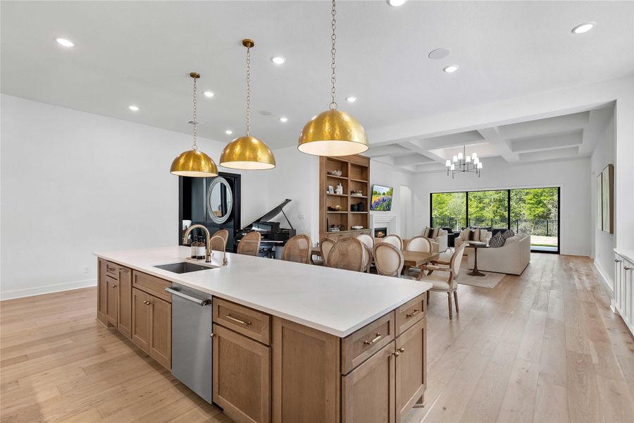 Furnished interior view inside a new home in , Spring (Image 17).