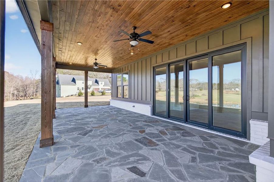 Exterior details and patio area of a home in , Dallas (Image 3).