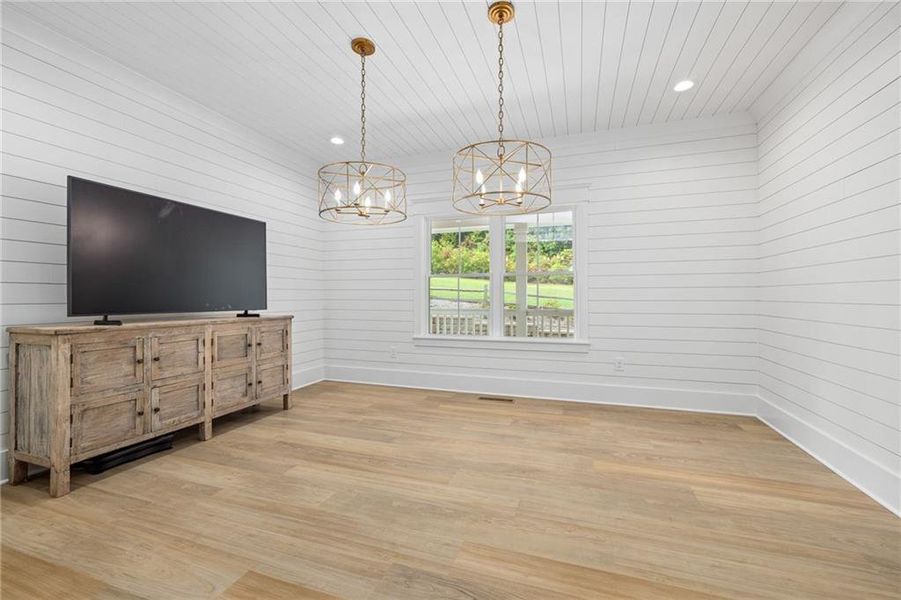Furnished interior view inside a new home in , Flowery Branch (Image 38).