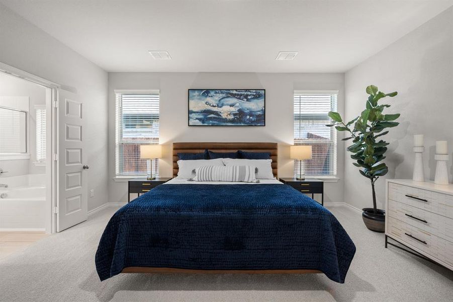 Furnished interior view inside a new home in Baker Farms, Cleburne (Image 18).