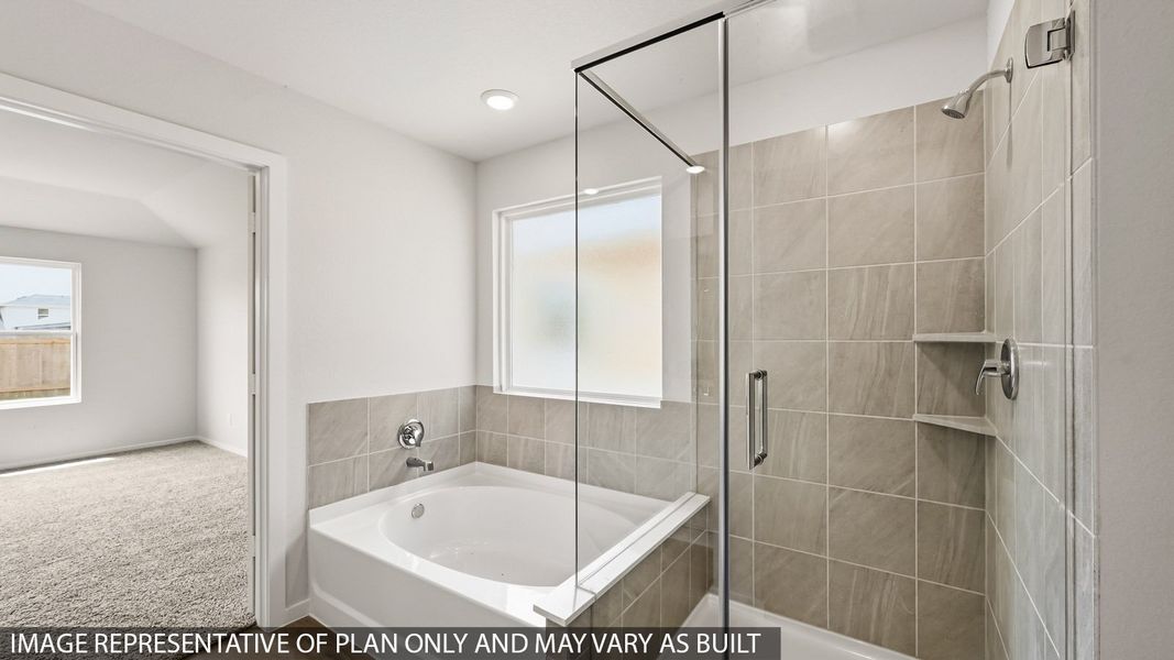 Furnished interior view inside a new home in Granger Pines, Conroe (Image 9).