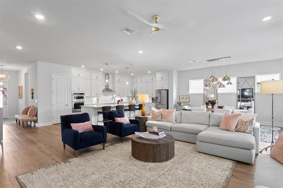 Furnished interior view inside a new home in , Odessa (Image 9).