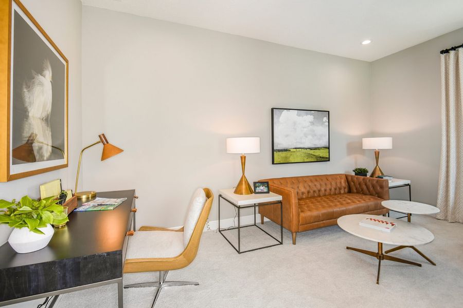 Furnished interior view inside a new home in Grand Park, Sarasota (Image 16).