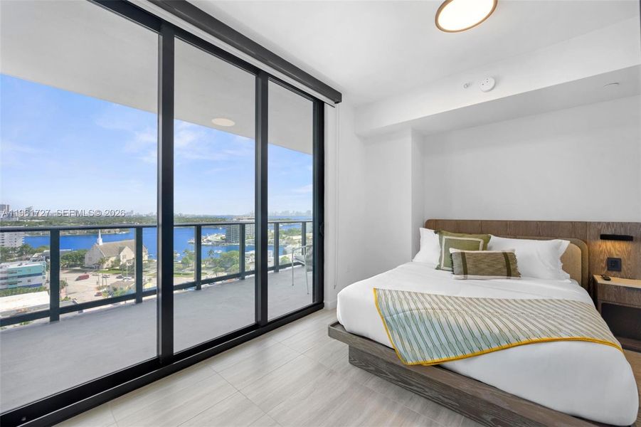 Furnished interior view inside a new home in , Miami Beach (Image 16).