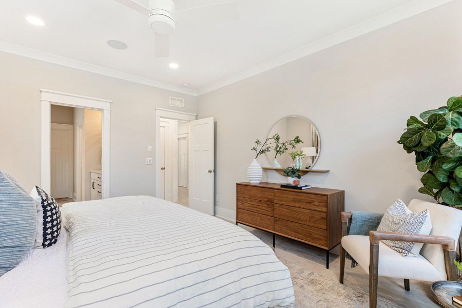 Furnished interior view inside a new home in Central Park, James Island (Image 17).