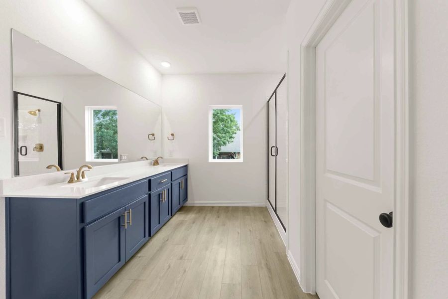 Primary Bathroom featuring the Sapphire Collection Primary Bathroom featuring the Sapphire Collection