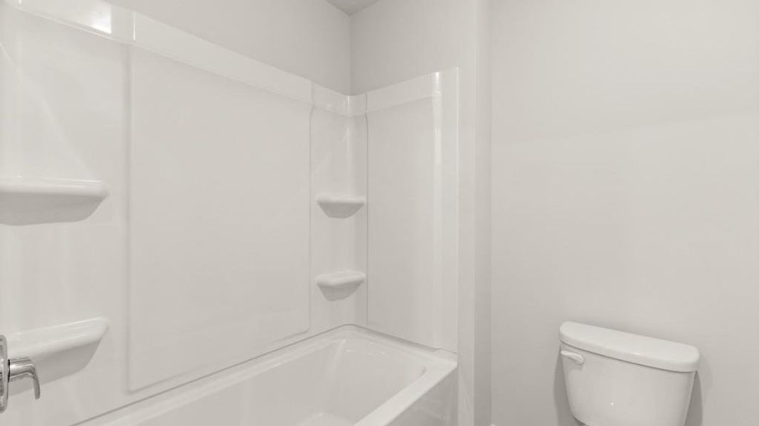 Furnished interior view inside a new home in Oaks at Cedar Grove, Fairburn (Image 6).