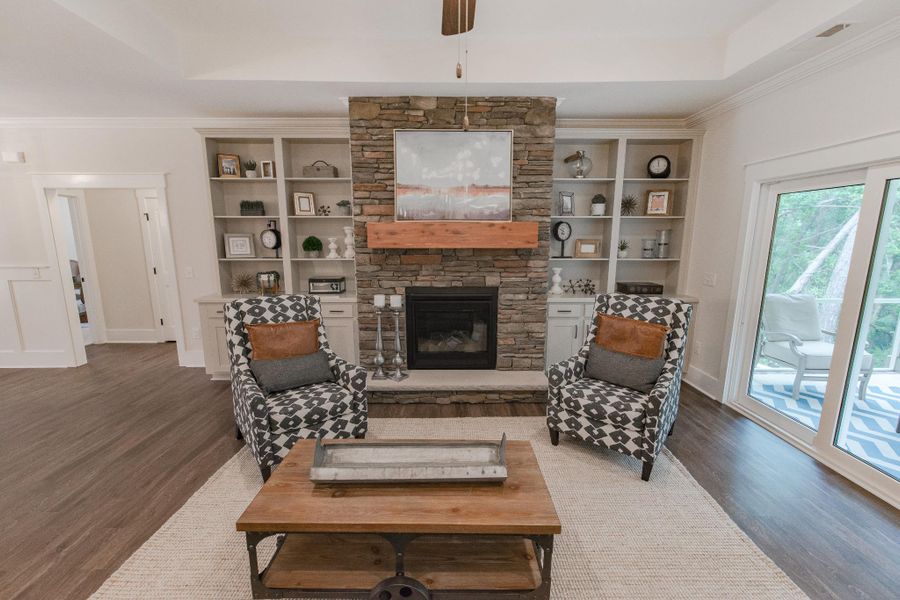 Representative furnished interior of a home built from the McKinley by Bill Clark Homes in The Sanctuary at Sunset Beach, Sunset Beach (Image 33). Representative furnished interior of a home built from the McKinley by Bill Clark Homes in The Sanctuary at Sunset Beach, Sunset Beach (Image 33).