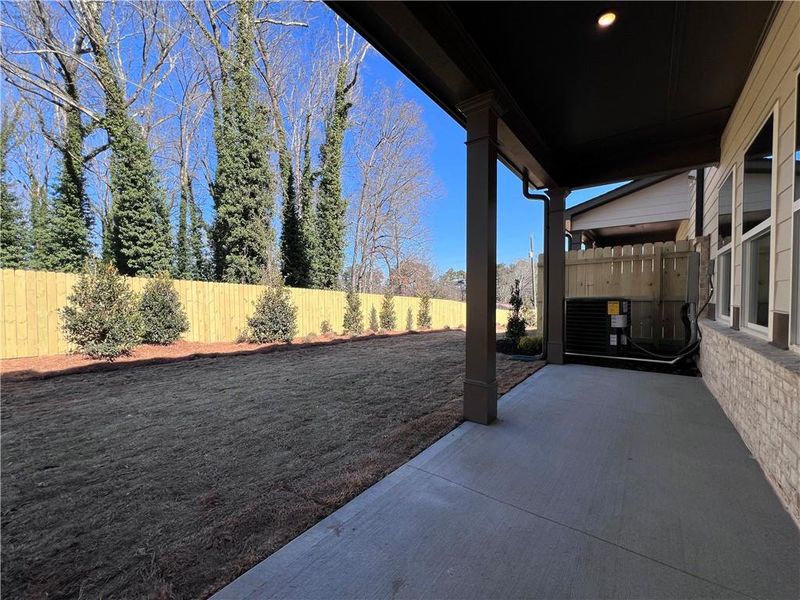 Exterior details and patio area of a home in , Norcross (Image 24).