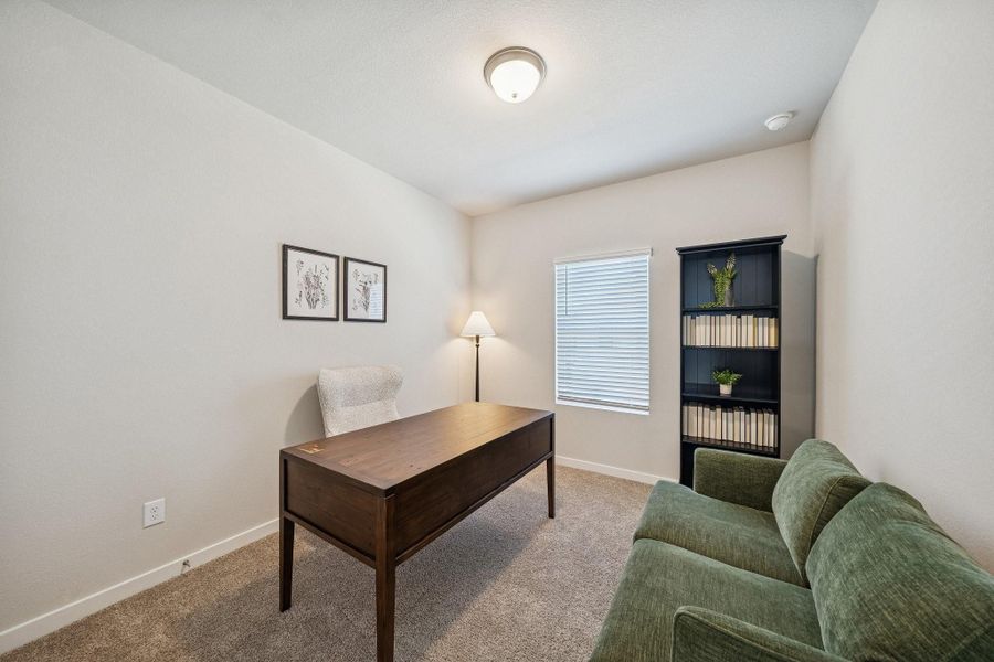 Furnished interior view inside a new home in Spring Brook Village - City Series, Houston (Image 19).