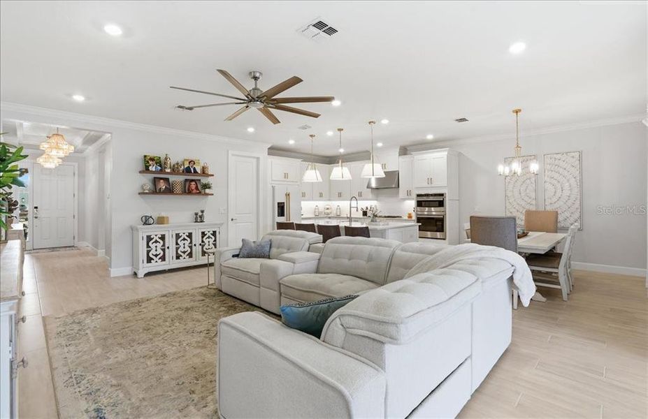 Furnished interior view inside a new home in Esplanade at Artisan Lakes, Palmetto (Image 14).