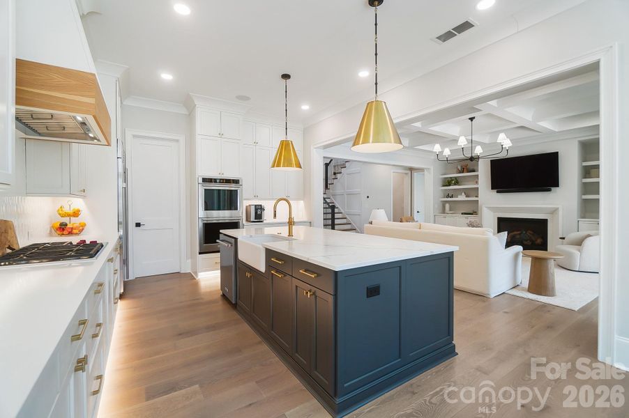 Furnished interior view inside a new home in , Weddington (Image 17).
