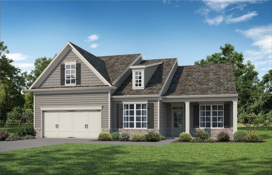 Front exterior of a new home in , Jefferson, GA, highlighting curb appeal (Image 2). Front exterior of a new home in , Jefferson, GA, highlighting curb appeal (Image 2).