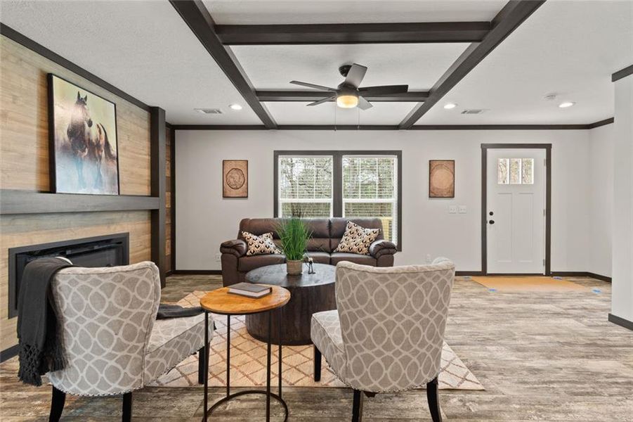 Furnished interior view inside a new home in , Waleska (Image 8). Furnished interior view inside a new home in , Waleska (Image 8).