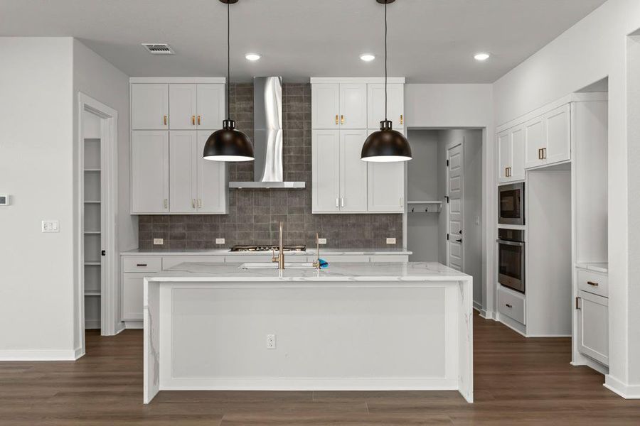 Furnished interior view inside a new home in Lariat, Liberty Hill (Image 6). Furnished interior view inside a new home in Lariat, Liberty Hill (Image 6).