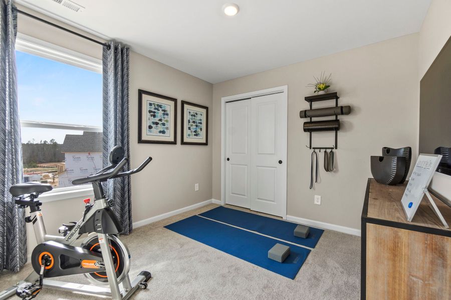 Furnished interior view inside a new home in The Coves on Lake Wylie, Charlotte (Image 16).