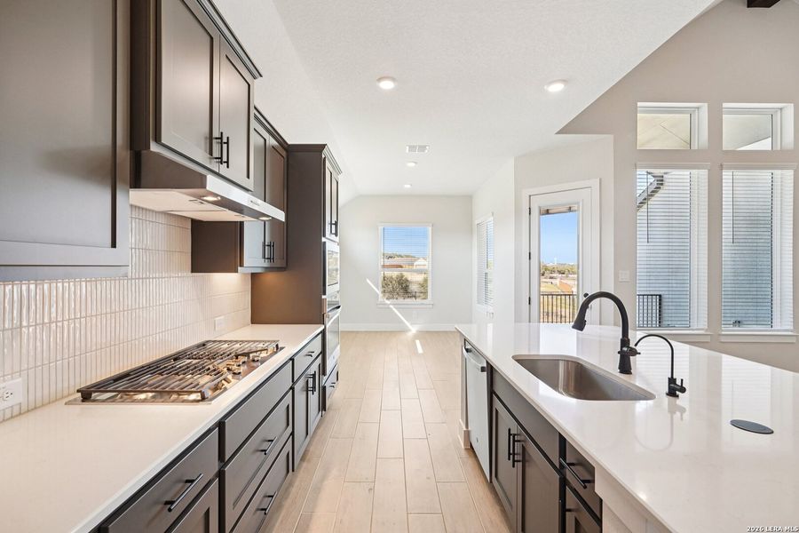 Furnished interior view inside a new home in Meyer Ranch, New Braunfels (Image 6).