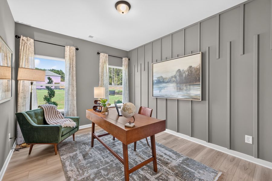 Furnished interior view inside a new home in Sagebrook, Powder Springs (Image 14).