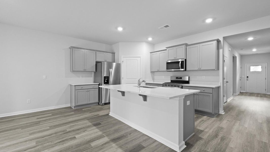 Furnished interior view inside a new home in Hillcrest, Ravenel (Image 7). Furnished interior view inside a new home in Hillcrest, Ravenel (Image 7).