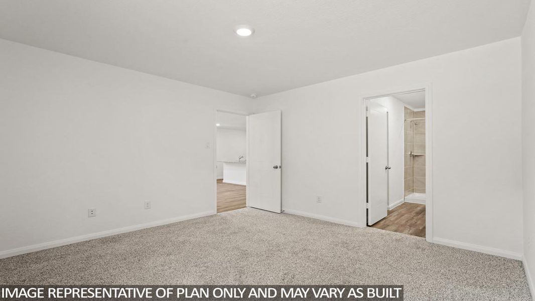 Spacious, unfurnished interior of a new home in McCrorey Trails, Conroe (Image 18).