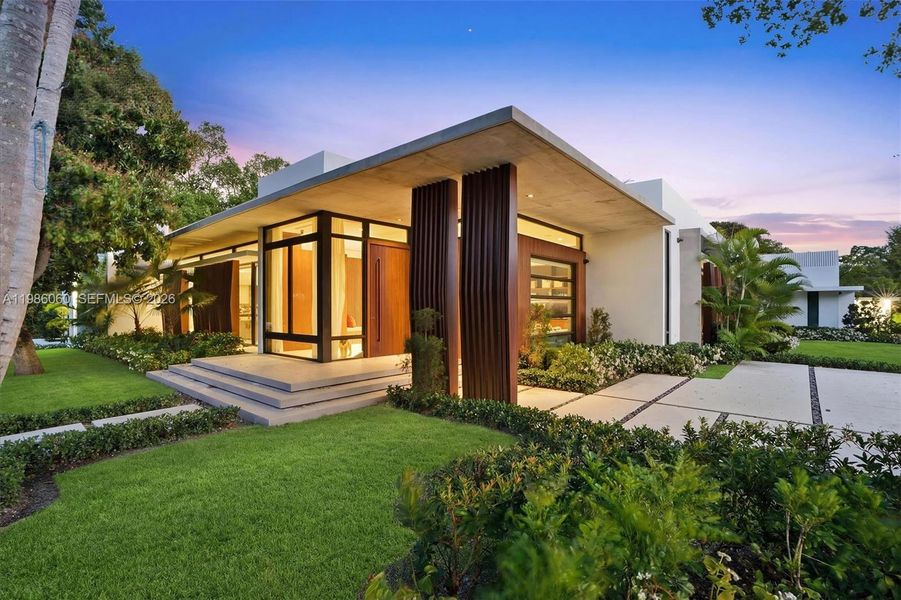 Exterior details and patio area of a home in , Miami Shores (Image 23). Exterior details and patio area of a home in , Miami Shores (Image 23).