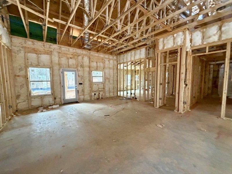 In-progress construction of a new home in Forrest Farms, Greenville, GA (Image 4).