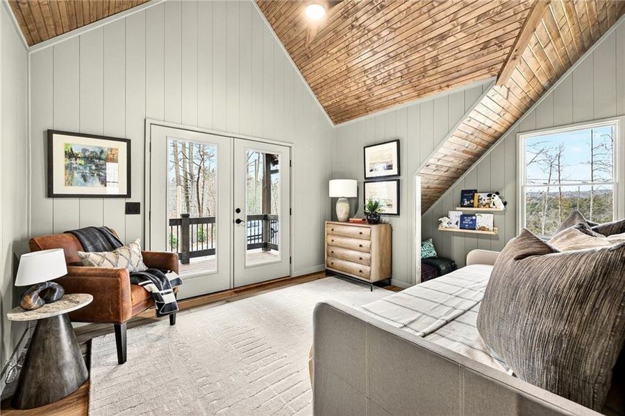 Furnished interior view inside a new home in , Ellijay (Image 9).