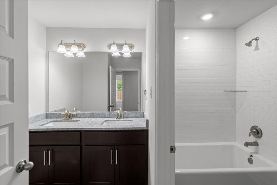 Furnished interior view inside a new home in River Ranch Trails, Dayton (Image 6). Furnished interior view inside a new home in River Ranch Trails, Dayton (Image 6).