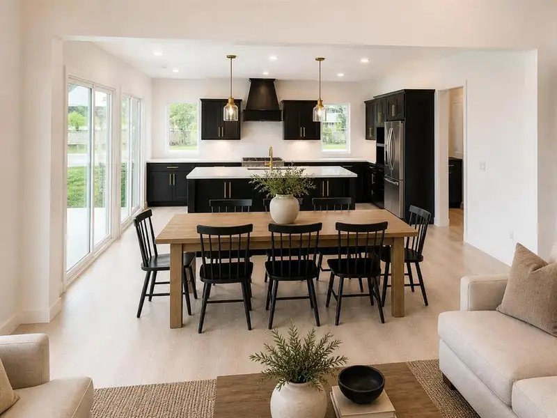 Furnished interior view inside a new home in , Willow Park (Image 6).