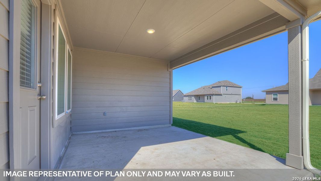 Exterior details and patio area of a home in Hartland Ranch, Lockhart (Image 2). Exterior details and patio area of a home in Hartland Ranch, Lockhart (Image 2).